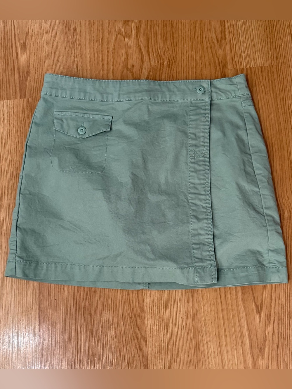 Mousqueton Plouha Sage Green Mini Skirt Skort 6